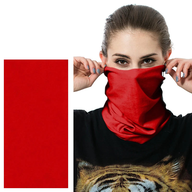 Various Solid Color Tube Face Scarf Sport Bandana Fast Delivery for Cycling Wholesale Face Mask Accessory