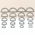 Deepeel XP094 15-38mm Bag Accessories Stainless Steel D-ring Woven Strap Adjustment Hardware Buckle Closed Clasp
