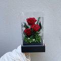 Luxury Valentine's Day Mother's Day & Christmas Gift Forever Flowers Preserved Roses in Acrylic Gift Box