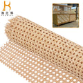 New Natural Cane Material Bamboo Wicker Webbing Sheet Rattan Roll Webbing Rotin for Furniture Decor