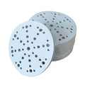Garnet 6-inch 48-hole Dry Sanding Paper Round 17-hole Flocking Self-adhesive Back Velvet Car Sanding