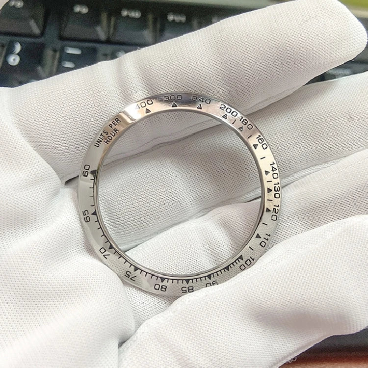 The Watch Ceramic Steel Bezel Insert Scale Ring Fits the Rollex Daytoma Diameter 39.2 mm X 31.4mm
