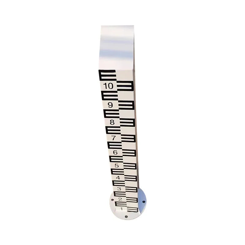 Manufacturer Customized Stainless Steel Square Reflective Water Level Ruler Square Column Hydrologic Pile Reservoir Polished