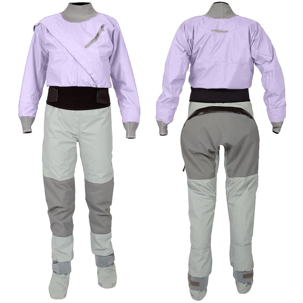 HOT LKVER Whitewater Drysuit Women 3.0 Ply Kayak Drysuits Waterproof Water Sportswear Rescue Quick Dry Sailing Kayaking Dry Suit