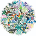 50pcs Sea Creatures Cartoon Turtle PVC Stickers for Water Cup Suitcase Stationery Notebook Waterproof Matte Film