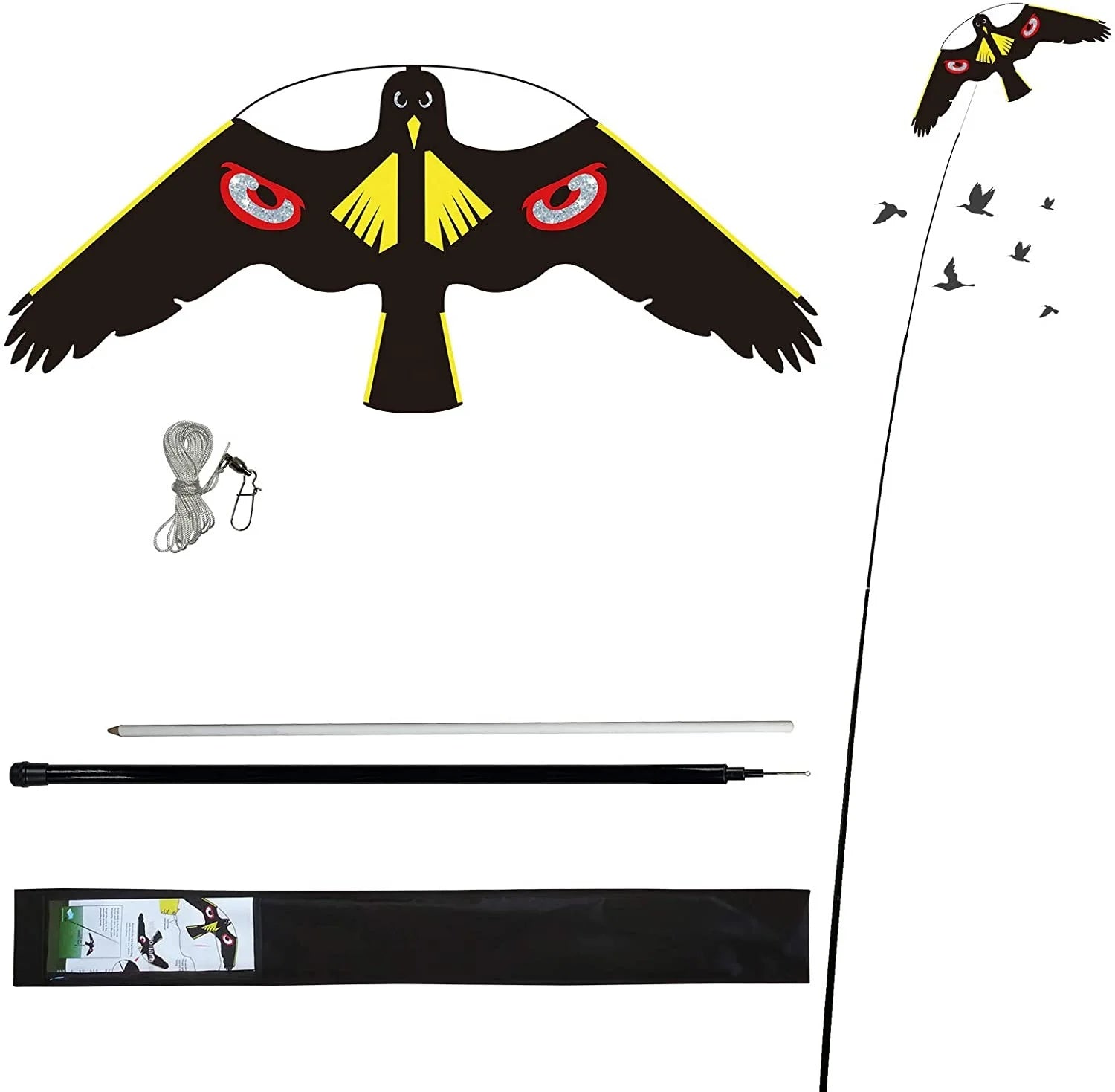 Qiao Liang Professional Birds Repellent for Farm Bird Scaring Kites Bird Scaring Equipment Outdoor Control Pest