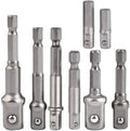 8 Pcs Impact Grade Socket Adapter Set