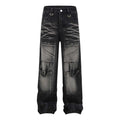 100% Cotton Custom Cargo Oversized Wide Leg Baggy Fashion Streetwear Quality Jeans