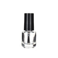 Empty Cosmetic Nail Polish Bottle New Design 5ml 10ml 15ml Luxury Round Glass Packaging with Nail Brush