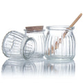 Wholesale Food Grade Glass Jars with Screw Cap and Screen Printing Various Sizes for Chocolate Storage