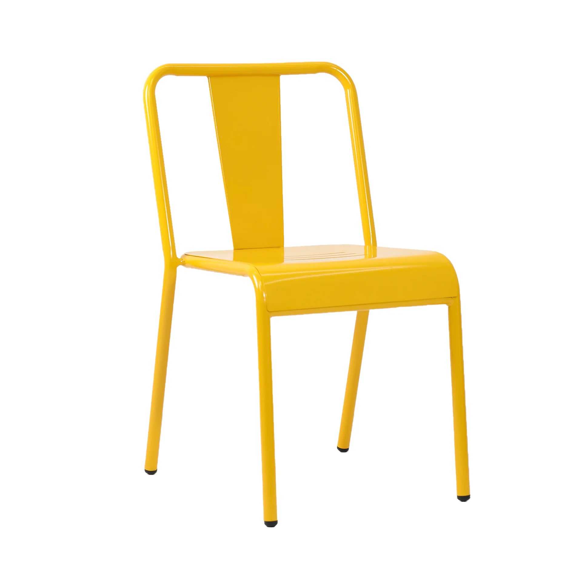 Modern Outdoor Simple Wrought Iron Dining Chair with Backrest for Restaurant Home Cafe Garden Use
