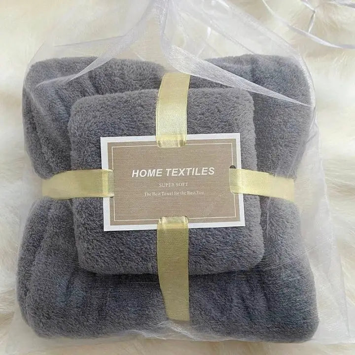Bath Towel Set Compressed Thickened Absorbent for Men and Women Adults Bathroom Use Home and Hotel Wholesale