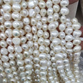 9.3-10.3 mm AA+  Natural Freshwater Pearl Baroque Wholesale Freshwater Pearl in Strand