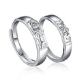 Hot Number Ring Band 520 & 1314 Personalized Love Ring Couple Promise Ring Couple Set