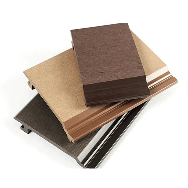 Co-extrusion Wpc Exterior Wall Cladding/wpc Wall Panel/decorative Wood Plastic Composite Interior Home Decoration Wpc Wall Panel