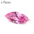 Synthetic 5*10mm CZ Diamond Cut Pink Marquise Shape Cubic Zirconia Stones for Jewelry