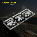 60 Degree 2*6 Led Module Lens Silicone Multi Plastic Lens IP65 Lens