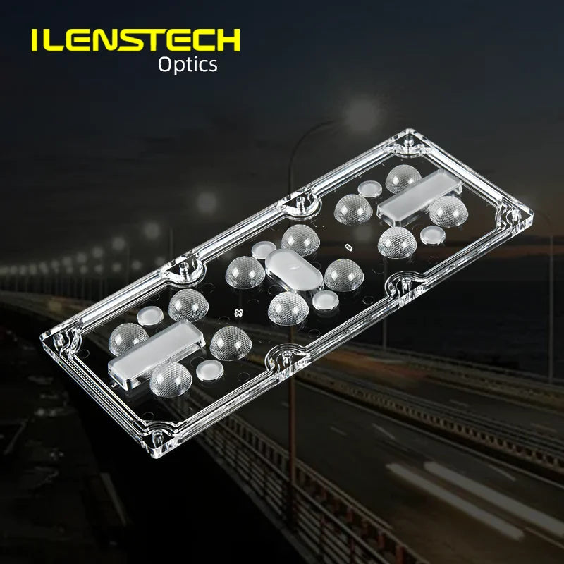 60 Degree 2*6 Led Module Lens Silicone Multi Plastic Lens IP65 Lens
