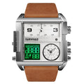 Creative Sport Watches Male Multifunctional  Luminous Wristwatch Clock Men Digital Watch Top Fashion Waterproof Luminous Watches