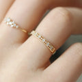 Customized Girl Women Jewelry Wedding Set Rings Engagement Ring Hollow Carved Lace Ring