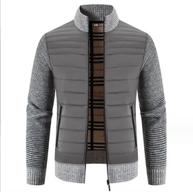 Wholesale Men's Winter Coats Fashion Knit Coats