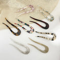 DOWELL Wholesale Classical Retro Hair Accessories Acetate Hair Stick for Women