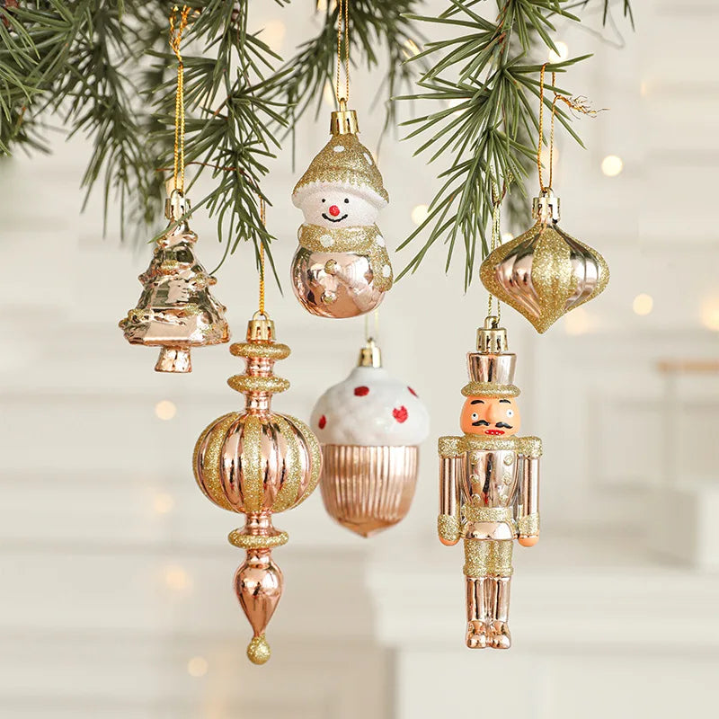 Merry Christmas Ornaments Xmas Gift Christmas Tree Hanging Ornaments Christmas Decorations for New Year Decor