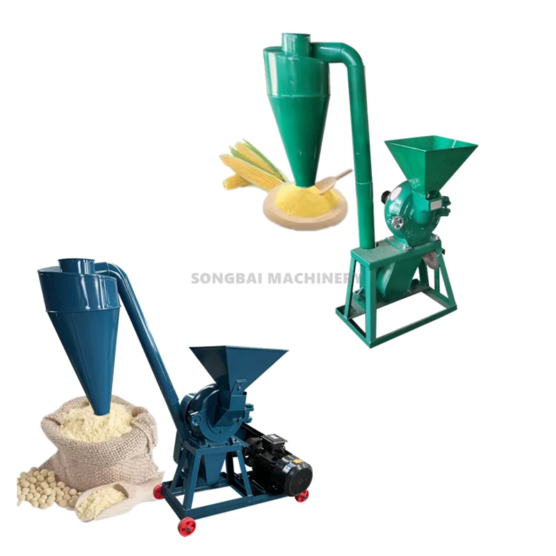 High Quality Self-priming Maize Grain Corn Flour Milling Machine Bean Cereals Grinder Grain Processing Machinery