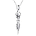 KALEN Men Stainless Steel Punk Style Assassin Dart Pendant With Ancient Runes