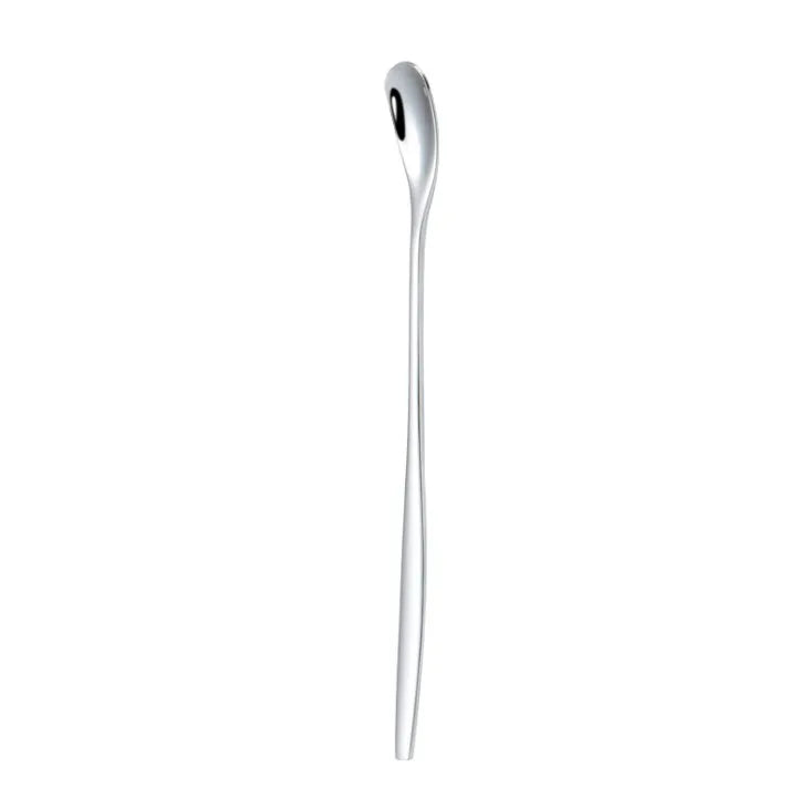 Stainless Steel Iced Tea Coffee Stirrers Long Handle Spoon for Milk Tea Mixing Cocktail Stirring Coffee Milkshake Cold Drink