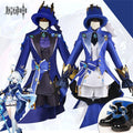 Deluxe Woman Costume Anime Cosplay Outfits Game Genshin Impact Furina Cosplay Costume Focalors Dress up With Hat
