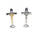 2023 Alloy  Cross Ornaments Foreign Trade Office Household Table Mini Cross Religious Ornaments Foreign Trade Metal Catholic