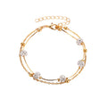 Ankle Bracelet Foot Jewelry Beach Accessories Crystal Rhinestone Foot Chain Anklets for Women Gold Color Leg Bracelet Boho