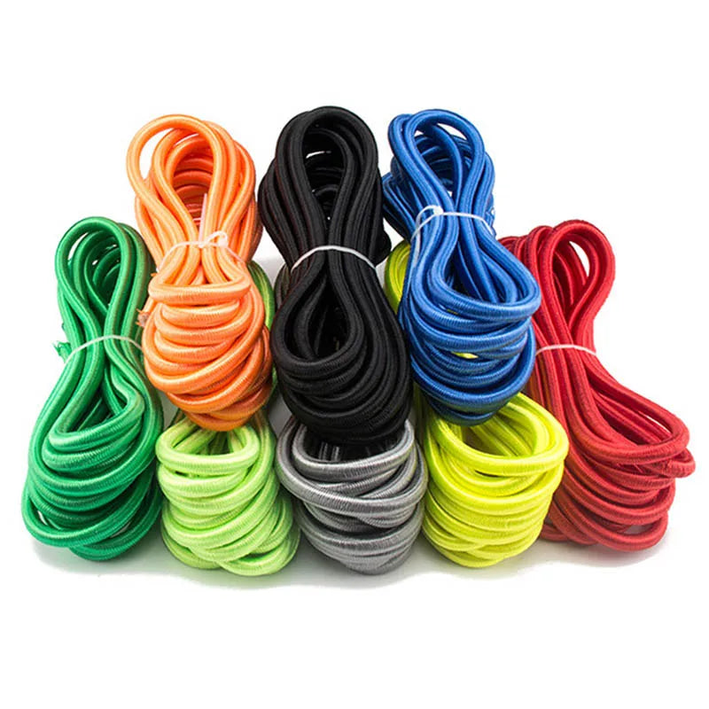 Factory Price Wholesale Custom Dongguan Round Black Colorful Elastic Cord