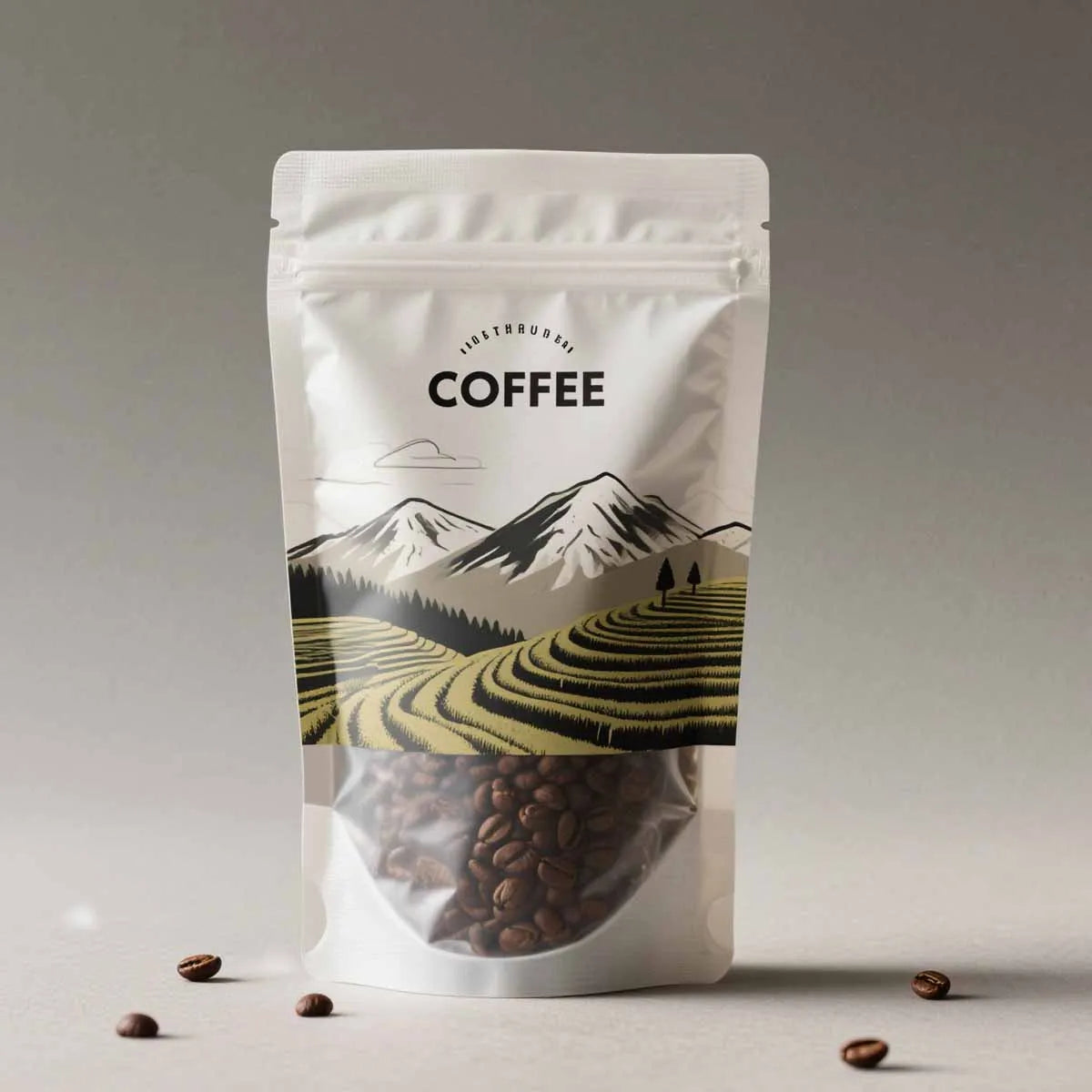 Custom Printed Mylar 250g 500g 1kg Powder Bag for Tea Protein Coffee Food Packaging Stand up Pouch Bags