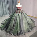 Jancember 1258 Chic Strapless Puffy Evening Formal Women's Quinceanera Dresses