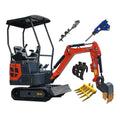 Hydraulic Excavator Mini Excavators Small Digger CE EPA China 1.5 Ton Farms