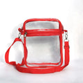 Hot Sale Fashion Multicolor Clear Crossbody Stadium Approved Bag Shoulder Sling Bag for Sports