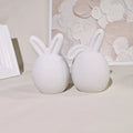 D-8152 Diy Faceless Rabbit 3D Silicone Candle Mold Candle Making Gypsum Form Sculpture Resin Soy Wax Mold Home Decor Art Crafts