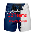 Custom Logo Designer Mesh Sports Short Polyester American Football Shorts Casual Elastic Gym Style Mesh Men's Shorts