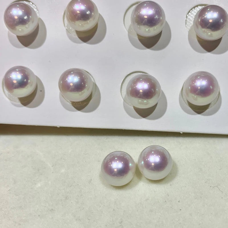 Wholesale 3mm Natural Freshwater Pearls High Luster 3A Large Size White Pink Purple Variations for Pearl Strands Making