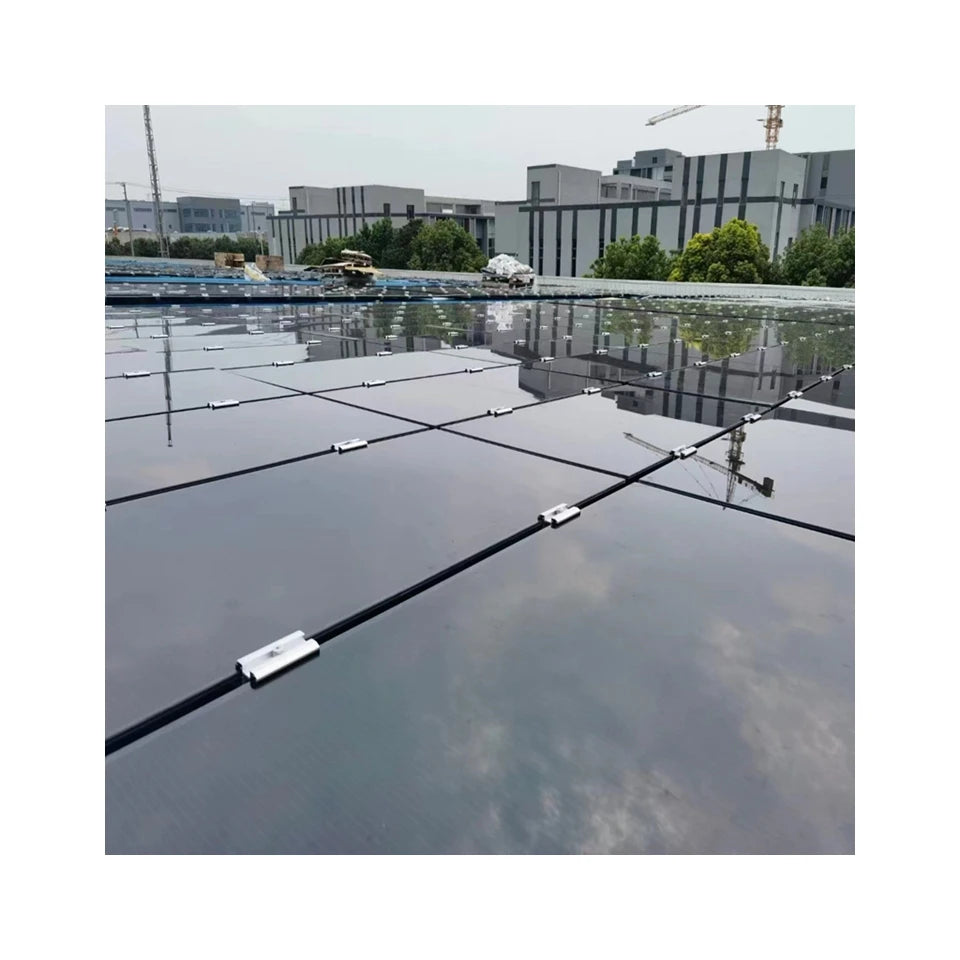 Direct Factory Wholesale Stainless Steel Middle Clamps for Thin Film Solar Panels Solar Mounting System