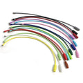2pc Steel Screw Lock Cable Wire Hanging Luggage Tag Loop Rope Keyring Stainless Steel Wire Keychain Key Ring