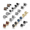High Quality Designer Brass and Stainless Steel Cufflinks for Men Luxury Cufflinks for Engagement Wedding Party-Gift Ideas