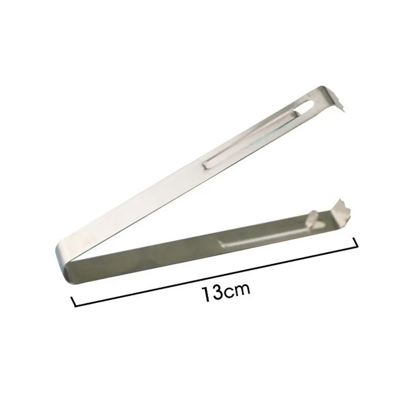 Stainless Steel Ice Clip Sugar Cube Food Small Clip Portable Multi-Purpose Bar Ice Tong