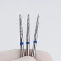 100pcs/box Tungsten Nail Drill Bits Pedicure Milling Cutter Grinding Head Sander Accessories Tool for Electric Cuticle Clean Rot
