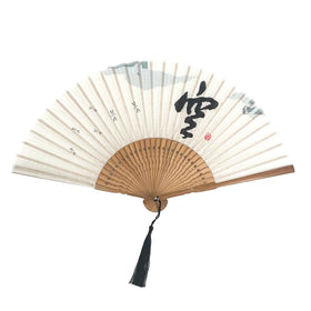 Women Bamboo Mini Fan for Wedding Favors Pastel White Hand Made Fan Wedding Decoration Chinese Linolenic Sweet Hand Fans