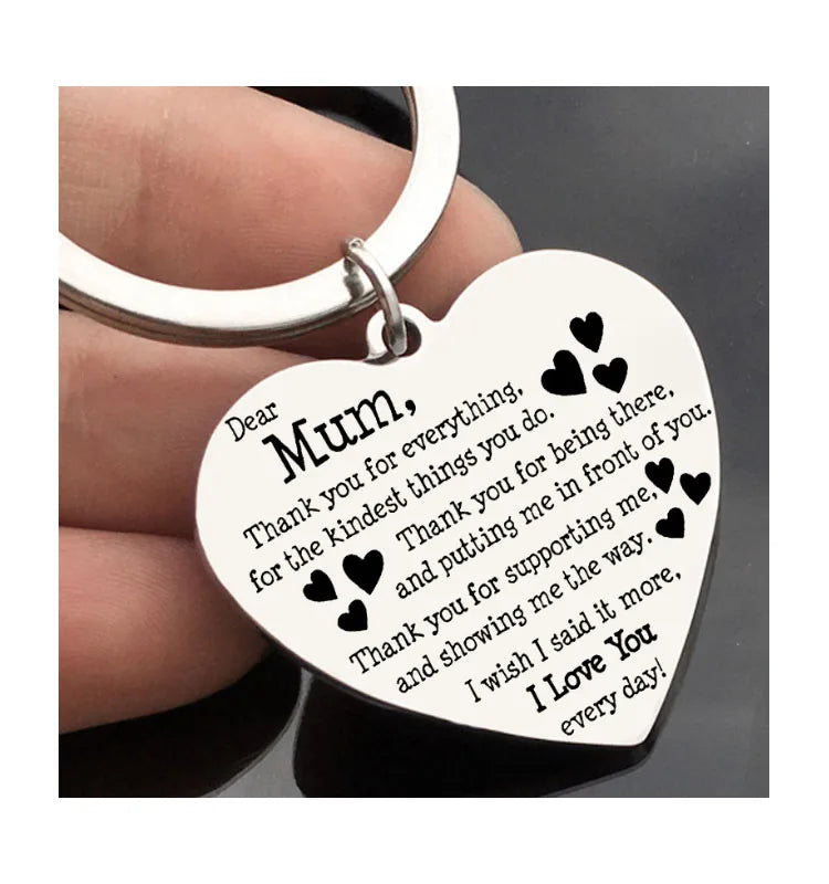 Thank You for Everything Keychain Keyring for Mum Birthday Mothers Day Gift Keychain
