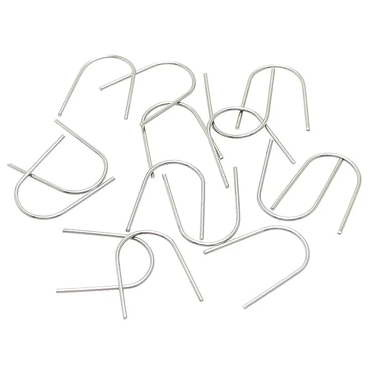 100pcs 0.7mm Line Diameter Factory Supply Earring Components Wire Hooks Earrings Stainless Steel U Shape Earrings Fish Hooks