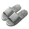 Greatslides Gray Home Massage Slippers WholesaleCustom Logo Slippers HotelCasual Beach Men Slippers Sandals
